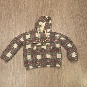 Forever 21 wool quilt style sweatshirt